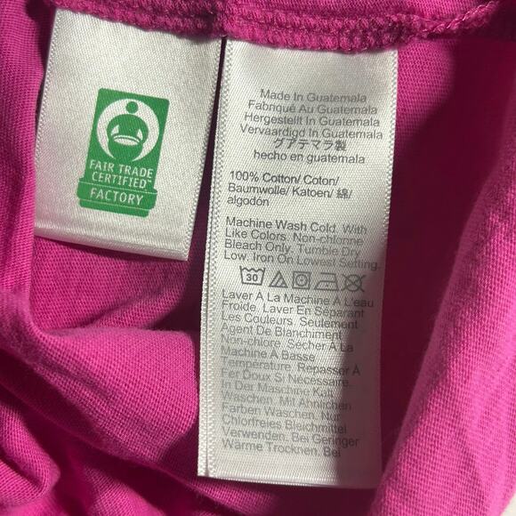 J. Crew Factory Women's Slub Cotton V-Neck Tank Top Pink S Small New - Picture 7 of 8